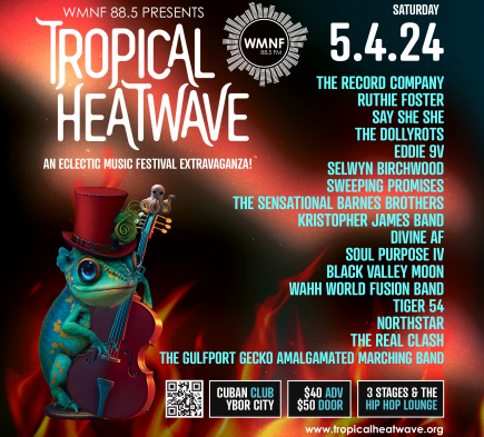 50% off admission to WMNF 88.5 FM's Tropical Heatwave